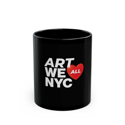 The ART WE ALL ❤️ NYC Mug is perfect for those who love New York City and want to enjoy their coffee or tea in style. It exudes a trendy and artistic vibe, making itART WE ALL PrintifyMug NYC LoveMug NYC LoveMug