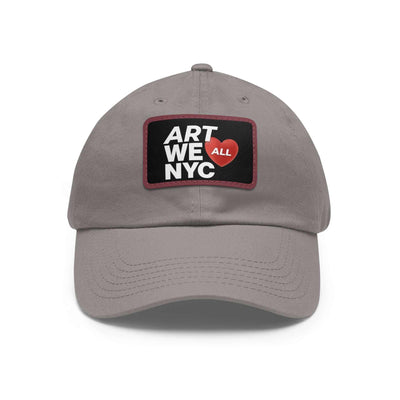 ART WE ALL ❤️ NYC Dad hats come with an unstructured, six-panel, low-profile and a pre-curved visor for that signature look. Each hat features 100% bio-washed chino ART WE ALL PrintifyART WE ALL ❤️ NYC Dad Hat with Leather Patch (Rectangle)NYC Dad HatHats