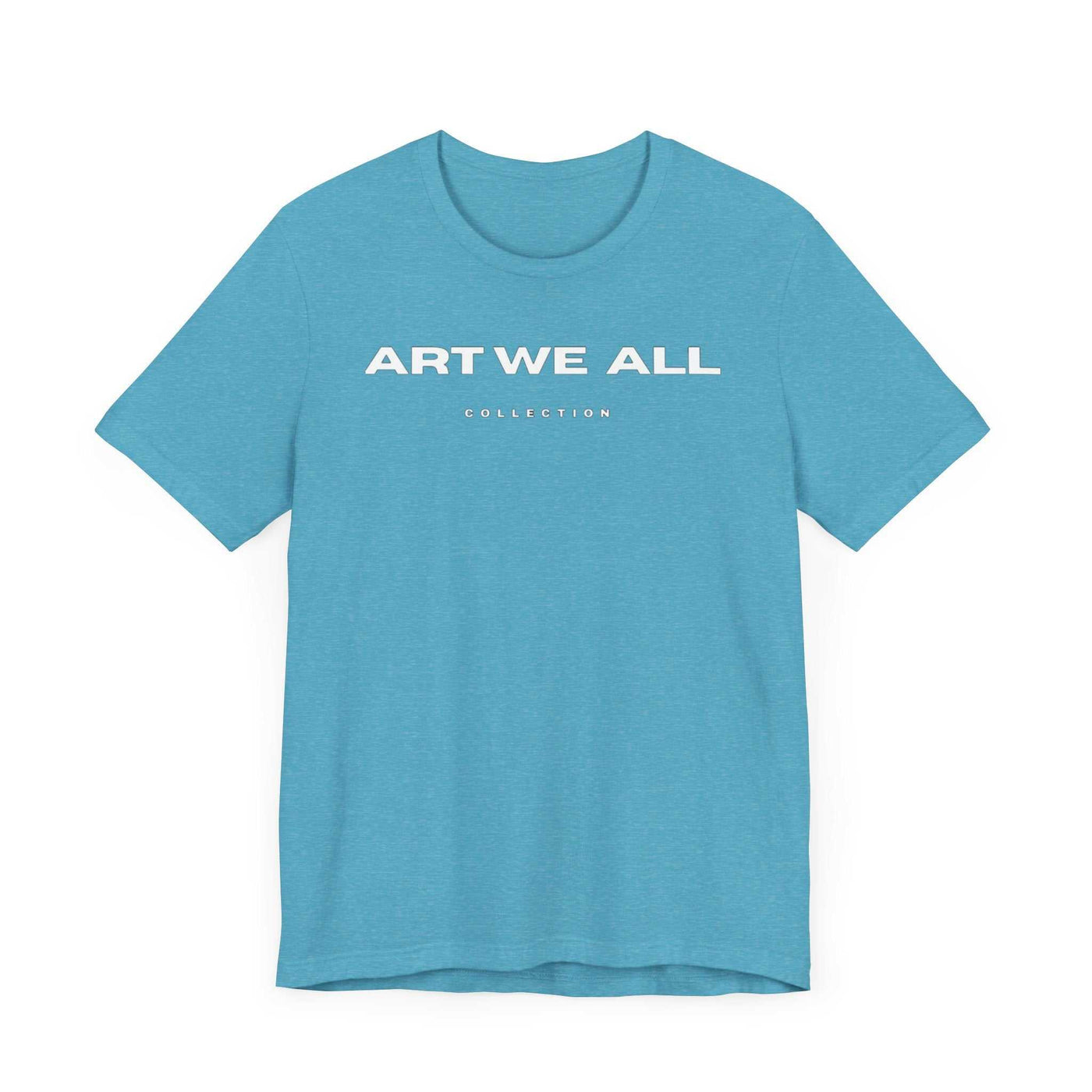 Stand out from the crowd with the ART WE ALL T-shirt. This shirt is not just clothing; make a bold statement with every step.ART WE ALL PrintifyART WE ALL- Jersey Short Sleeve TeeUnisex Jersey Short Sleeve TeeT-Shirt