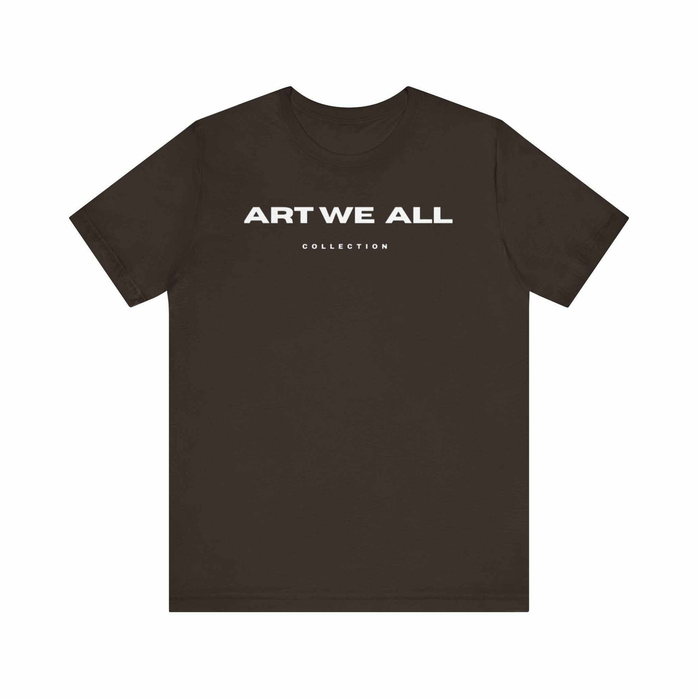 Stand out from the crowd with the ART WE ALL T-shirt. This shirt is not just clothing; make a bold statement with every step.ART WE ALL PrintifyART WE ALL- Jersey Short Sleeve TeeUnisex Jersey Short Sleeve TeeT-Shirt