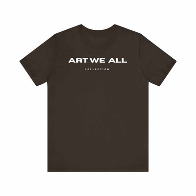 Stand out from the crowd with the ART WE ALL T-shirt. This shirt is not just clothing; make a bold statement with every step.ART WE ALL PrintifyART WE ALL- Jersey Short Sleeve TeeUnisex Jersey Short Sleeve TeeT-Shirt