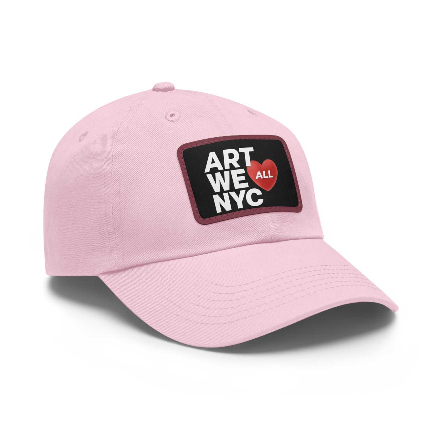 ART WE ALL ❤️ NYC Dad hats come with an unstructured, six-panel, low-profile and a pre-curved visor for that signature look. Each hat features 100% bio-washed chino ART WE ALL PrintifyART WE ALL ❤️ NYC Dad Hat with Leather Patch (Rectangle)NYC Dad HatHats