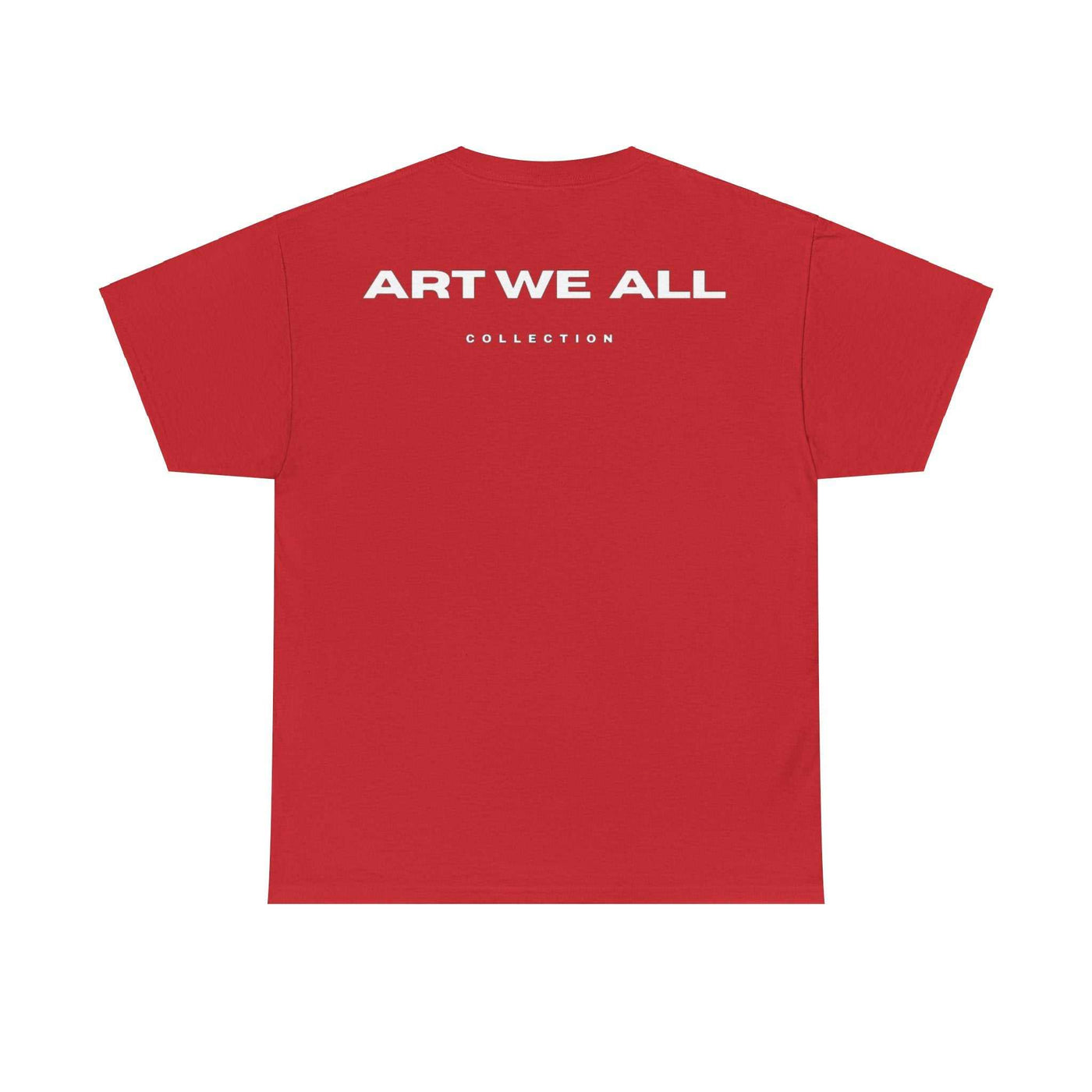 This ART WE ALL T-shirt exudes creativity and individuality. Perfect for artists, art lovers, and anyone looking to make a statement with their clothing. Ideal for cART WE ALL PrintifyART WE ALL Unisex Tee - Graphic Tee for Art EnthusiastsUnisex Heavy Cotton TeeT-Shirt