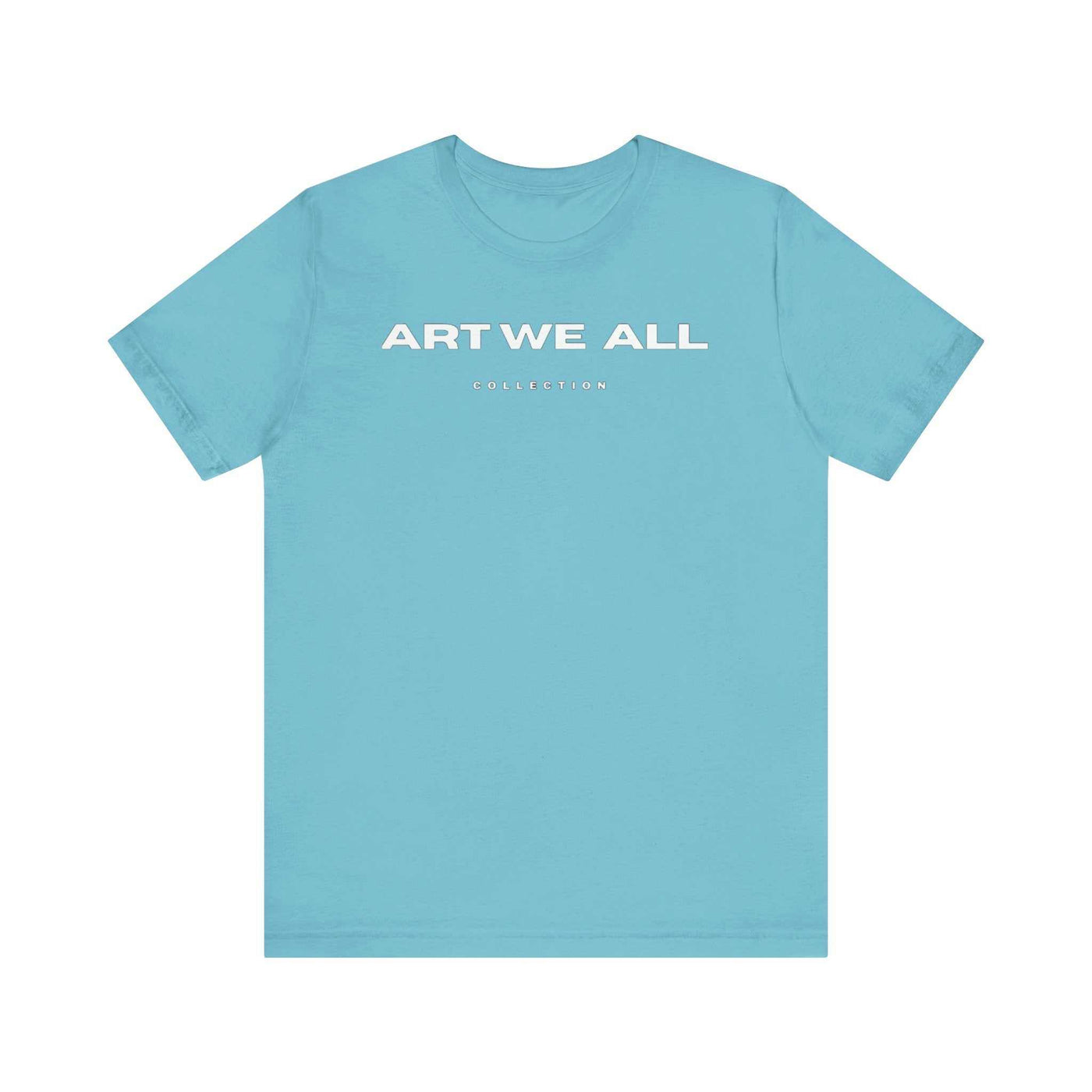 Stand out from the crowd with the ART WE ALL T-shirt. This shirt is not just clothing; make a bold statement with every step.ART WE ALL PrintifyART WE ALL- Jersey Short Sleeve TeeUnisex Jersey Short Sleeve TeeT-Shirt