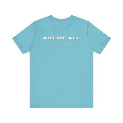 Stand out from the crowd with the ART WE ALL T-shirt. This shirt is not just clothing; make a bold statement with every step.ART WE ALL PrintifyART WE ALL- Jersey Short Sleeve TeeUnisex Jersey Short Sleeve TeeT-Shirt