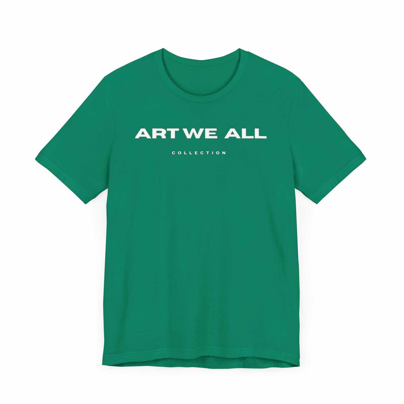 Stand out from the crowd with the ART WE ALL T-shirt. This shirt is not just clothing; make a bold statement with every step.ART WE ALL PrintifyART WE ALL- Jersey Short Sleeve TeeUnisex Jersey Short Sleeve TeeT-Shirt