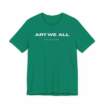 Stand out from the crowd with the ART WE ALL T-shirt. This shirt is not just clothing; make a bold statement with every step.ART WE ALL PrintifyART WE ALL- Jersey Short Sleeve TeeUnisex Jersey Short Sleeve TeeT-Shirt