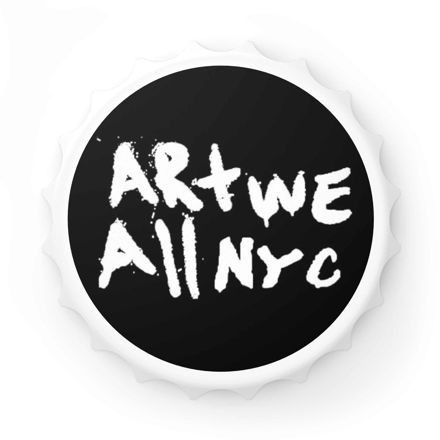This Art We All NYC Bottle Opener is a stylish and functional addition to any kitchen or bar. With vibrant colors and a matte finish, it adds a pop of personality whART WE ALL PrintifyBottle Opener - Art We All NYCBottle Opener - ArtAccessories