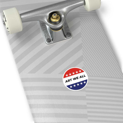 Vibrant and durable ART WE ALL Campaign sticker, perfect for indoor or outdoor use. Adds a pop of color and creativity to your belongings. Ideal for artists, activisART WE ALL PrintifySticker: ART WE ALL Campaign StickerCampaign StickerPaper products