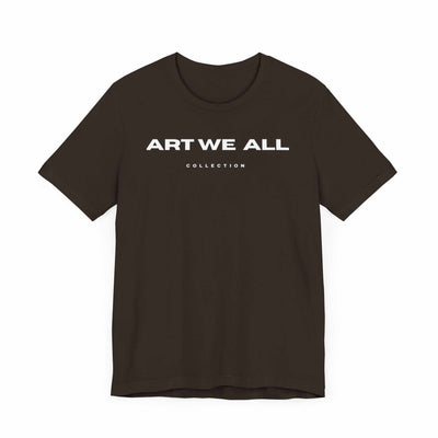 Stand out from the crowd with the ART WE ALL T-shirt. This shirt is not just clothing; make a bold statement with every step.ART WE ALL PrintifyART WE ALL- Jersey Short Sleeve TeeUnisex Jersey Short Sleeve TeeT-Shirt