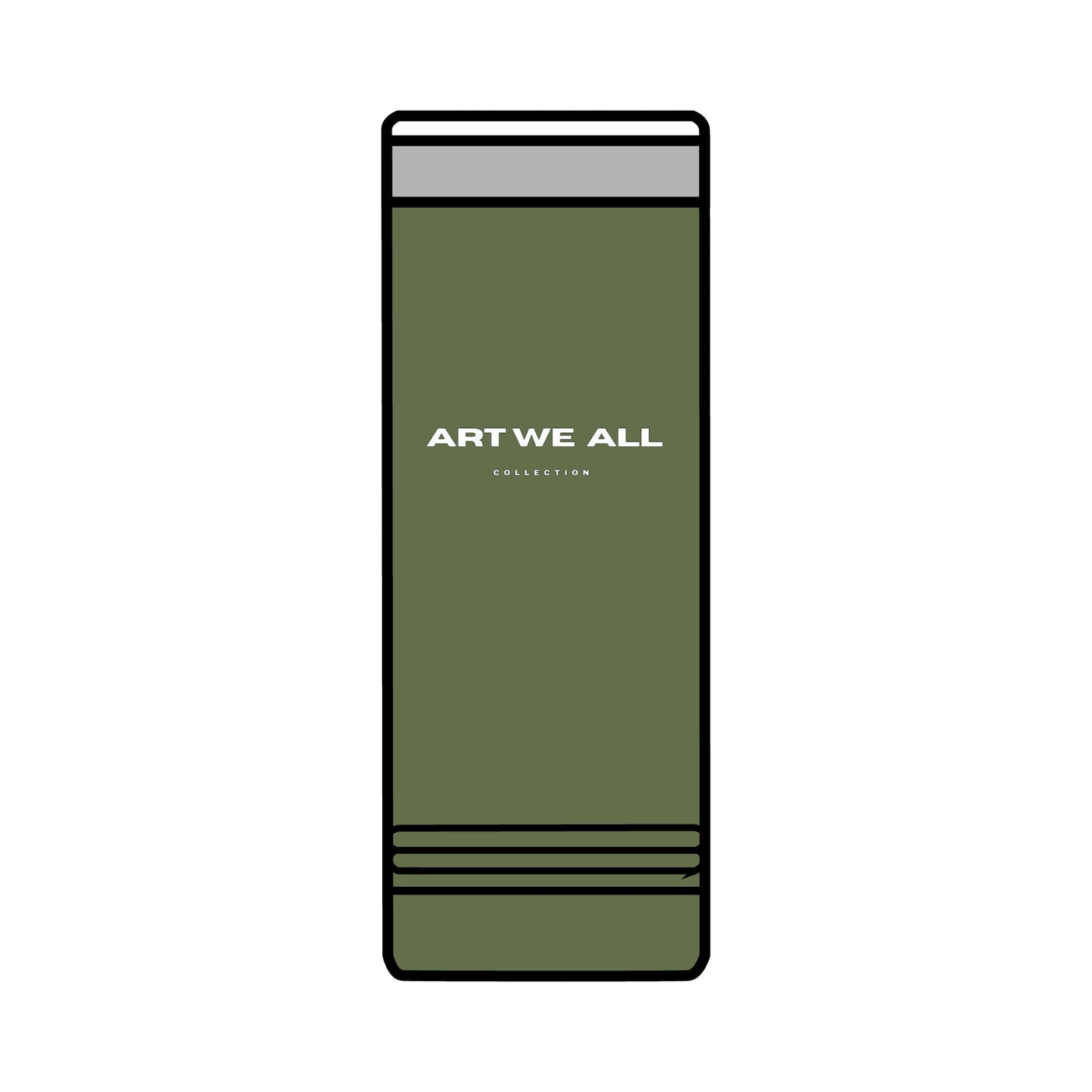 Stay hydrated in style with this ART WE ALL COLLECTION Skinny Tumbler. Made from high-quality stainless steel, this double-wall insulated tumbler keeps your drinks hART WE ALL PrintifyArt We All Skinny TumblerSkinny TumblerMug