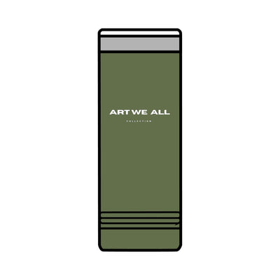 Stay hydrated in style with this ART WE ALL COLLECTION Skinny Tumbler. Made from high-quality stainless steel, this double-wall insulated tumbler keeps your drinks hART WE ALL PrintifyArt We All Skinny TumblerSkinny TumblerMug