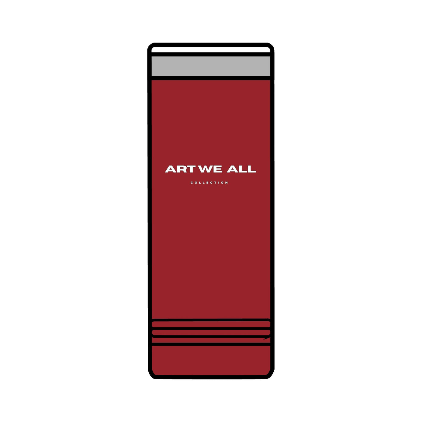 Stay hydrated in style with this ART WE ALL COLLECTION Skinny Tumbler. Made from high-quality stainless steel, this double-wall insulated tumbler keeps your drinks hART WE ALL PrintifyArt We All Skinny TumblerSkinny TumblerMug