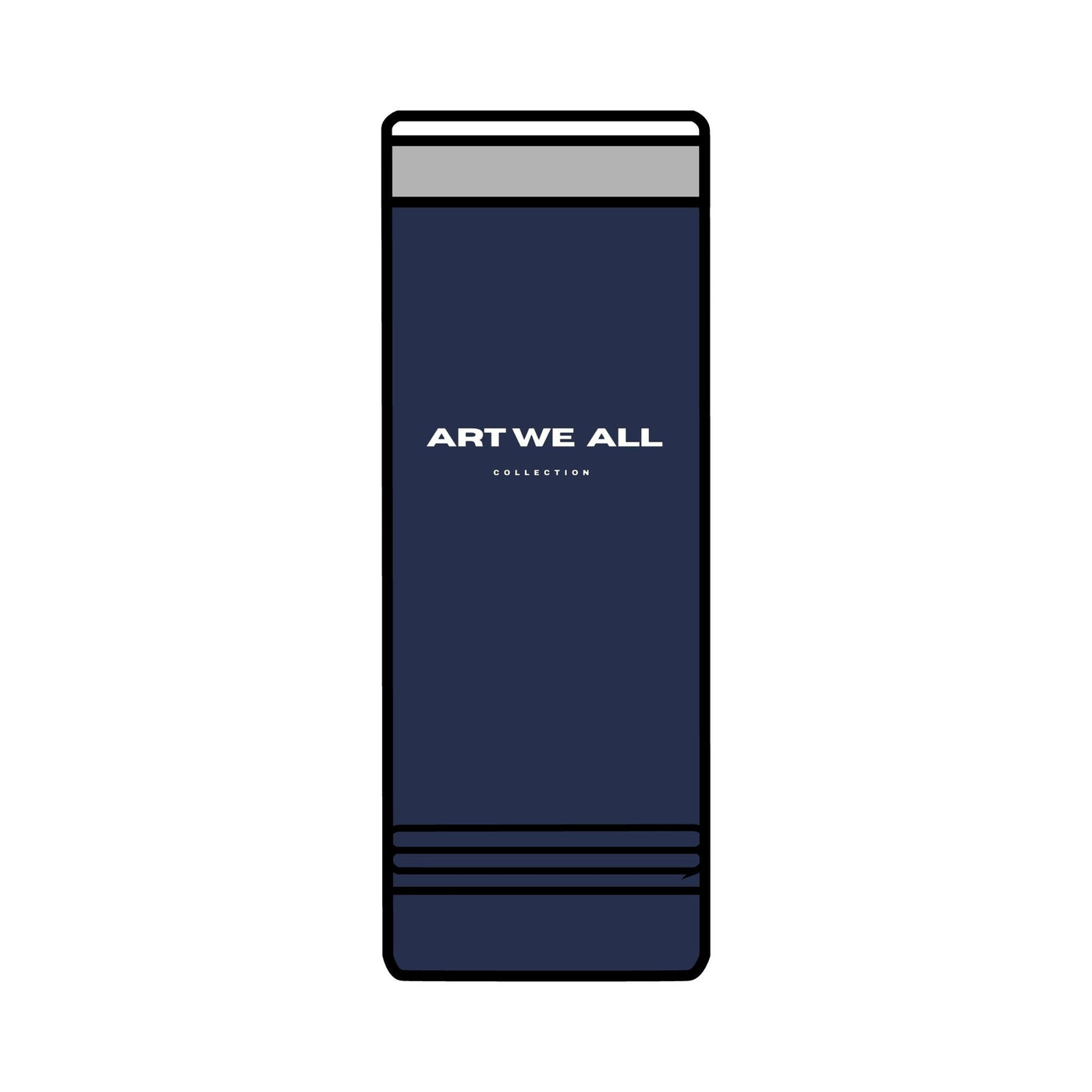 Stay hydrated in style with this ART WE ALL COLLECTION Skinny Tumbler. Made from high-quality stainless steel, this double-wall insulated tumbler keeps your drinks hART WE ALL PrintifyArt We All Skinny TumblerSkinny TumblerMug