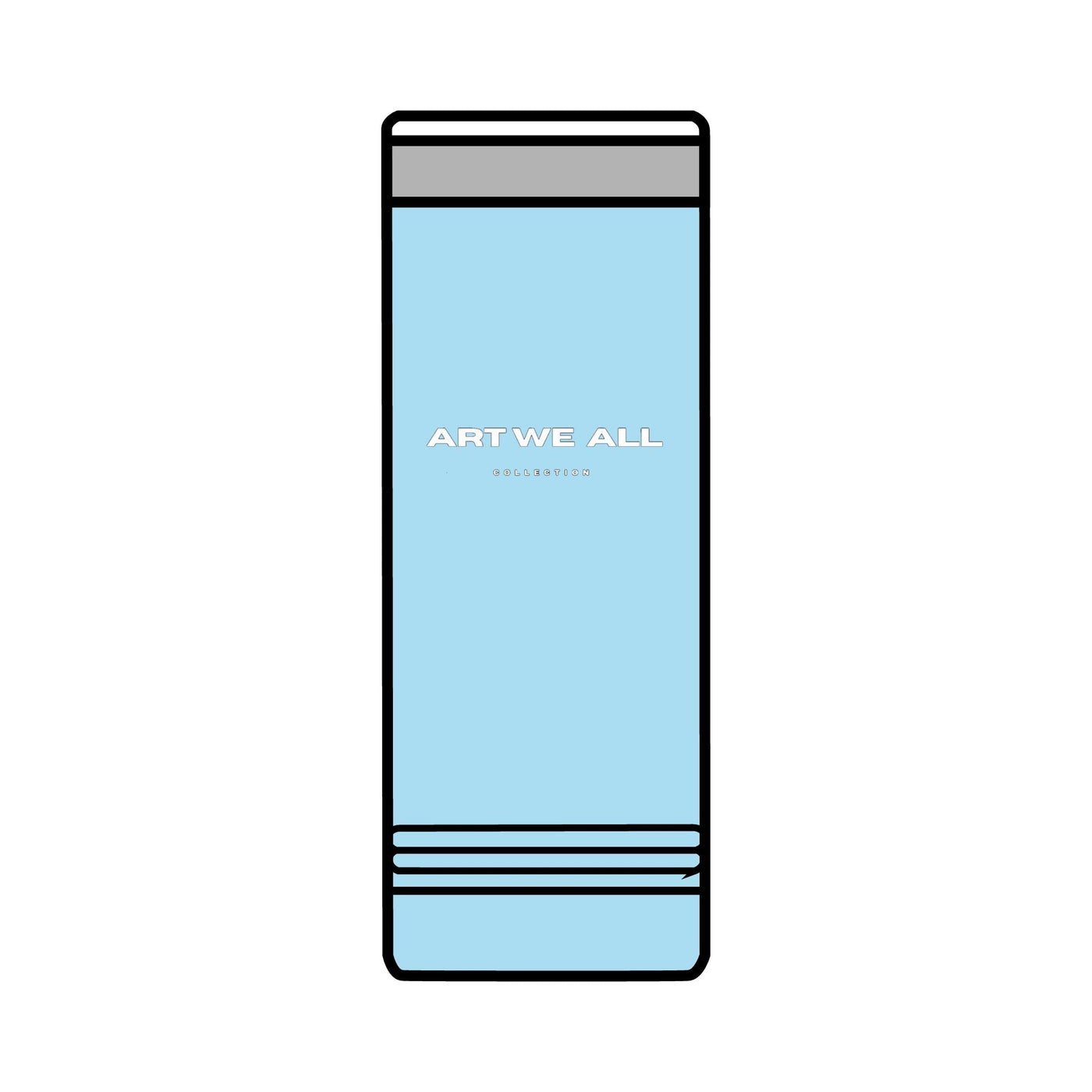 Stay hydrated in style with this ART WE ALL COLLECTION Skinny Tumbler. Made from high-quality stainless steel, this double-wall insulated tumbler keeps your drinks hART WE ALL PrintifyArt We All Skinny TumblerSkinny TumblerMug