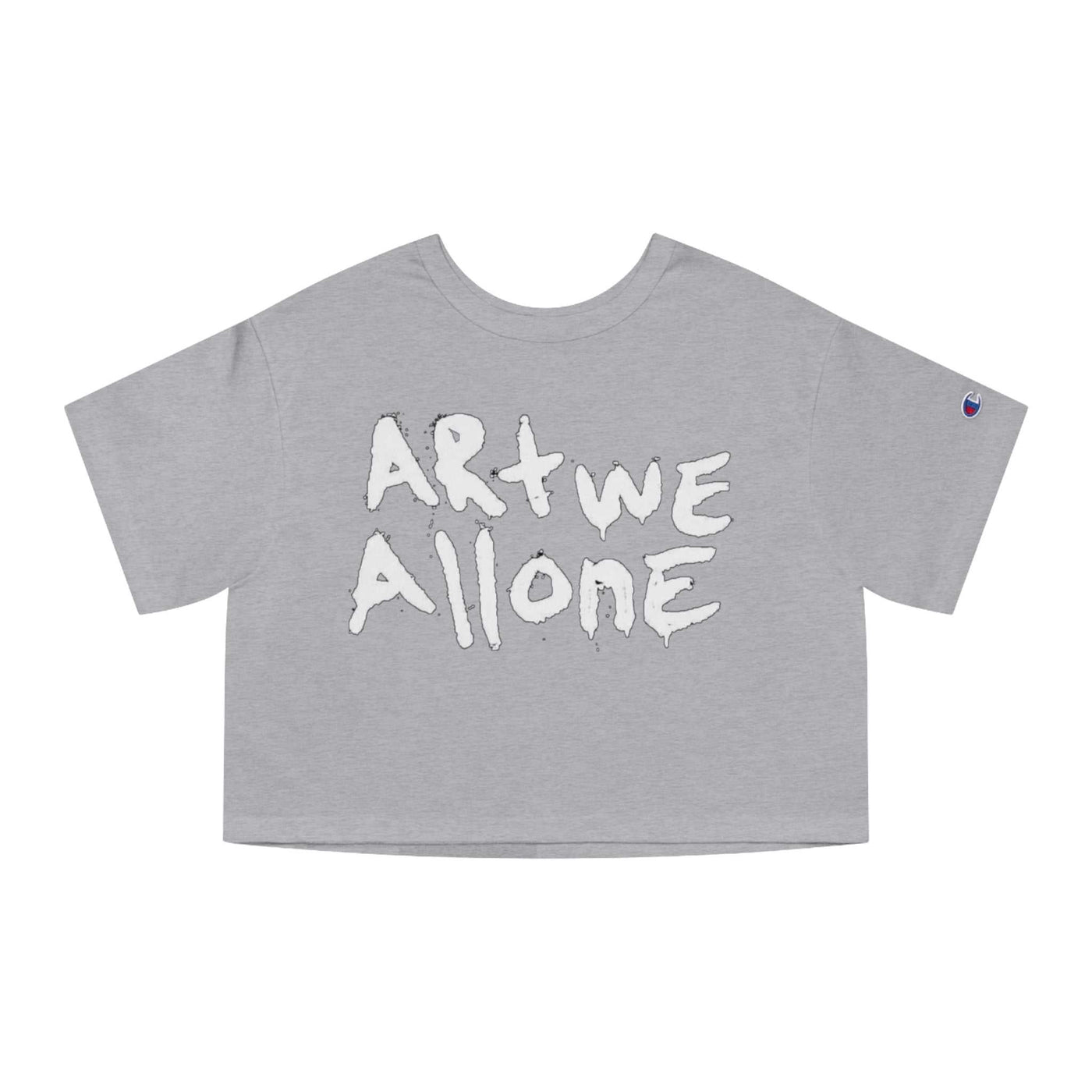 Introducing the ARtWEAllonE Graffiti Champion Women's Heritage Cropped T-Shirt! This stylish piece combines comfort and flair, making it a must-have for your wardrobART WE ALL PrintifyARtWEAllonE graffiti Champion Women's Heritage Cropped T-ShirtARtWEAllonE graffiti Champion Women'T-Shirt