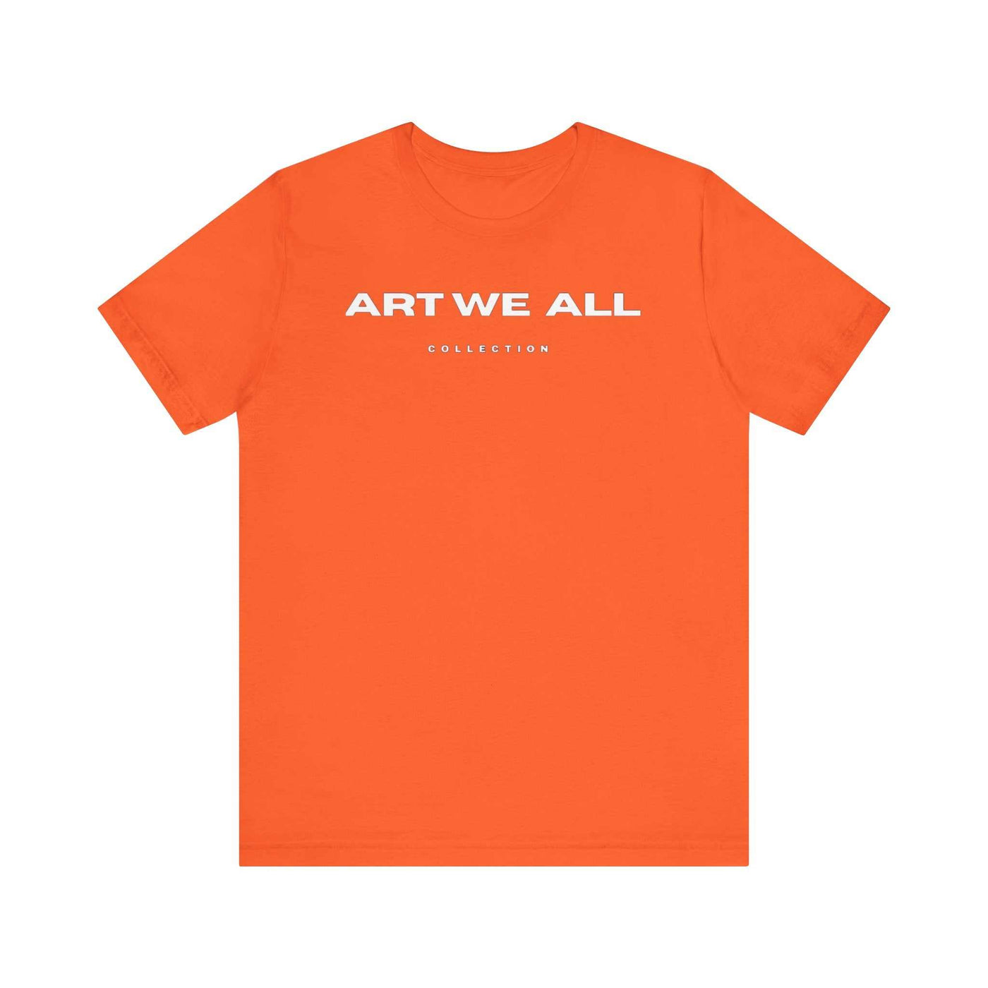 Stand out from the crowd with the ART WE ALL T-shirt. This shirt is not just clothing; make a bold statement with every step.ART WE ALL PrintifyART WE ALL- Jersey Short Sleeve TeeUnisex Jersey Short Sleeve TeeT-Shirt