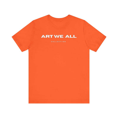 Stand out from the crowd with the ART WE ALL T-shirt. This shirt is not just clothing; make a bold statement with every step.ART WE ALL PrintifyART WE ALL- Jersey Short Sleeve TeeUnisex Jersey Short Sleeve TeeT-Shirt