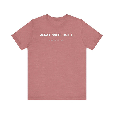 Stand out from the crowd with the ART WE ALL T-shirt. This shirt is not just clothing; make a bold statement with every step.ART WE ALL PrintifyART WE ALL- Jersey Short Sleeve TeeUnisex Jersey Short Sleeve TeeT-Shirt