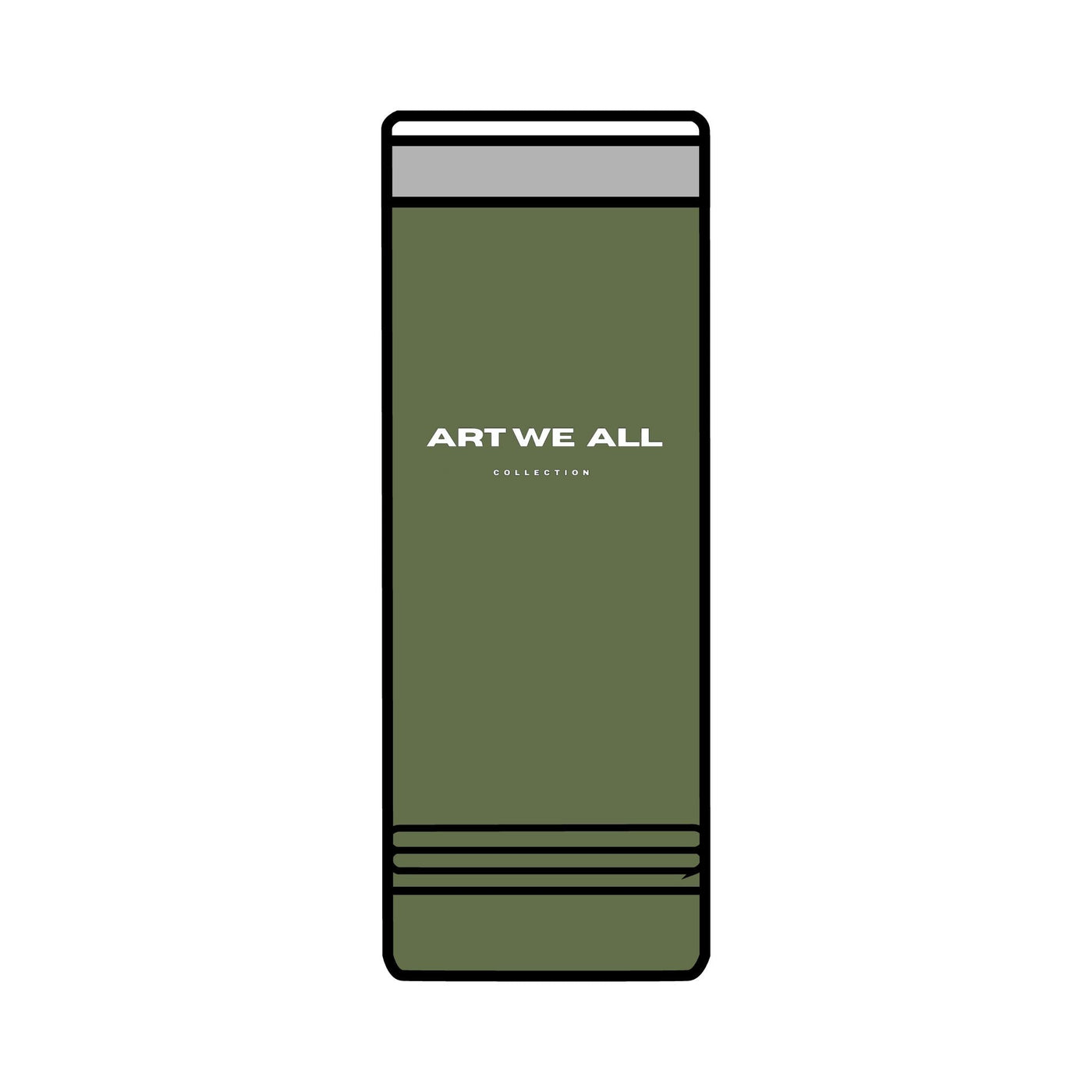 Stay hydrated in style with this ART WE ALL COLLECTION Skinny Tumbler. Made from high-quality stainless steel, this double-wall insulated tumbler keeps your drinks hART WE ALL PrintifyArt We All Skinny TumblerSkinny TumblerMug