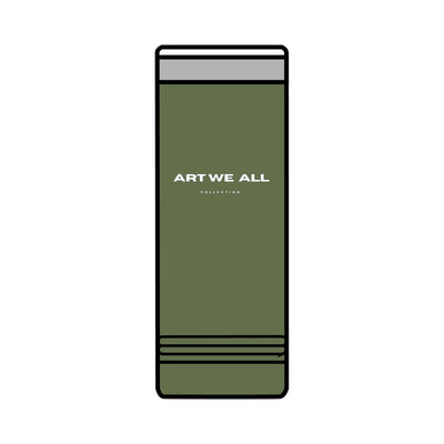 Stay hydrated in style with this ART WE ALL COLLECTION Skinny Tumbler. Made from high-quality stainless steel, this double-wall insulated tumbler keeps your drinks hART WE ALL PrintifyArt We All Skinny TumblerSkinny TumblerMug