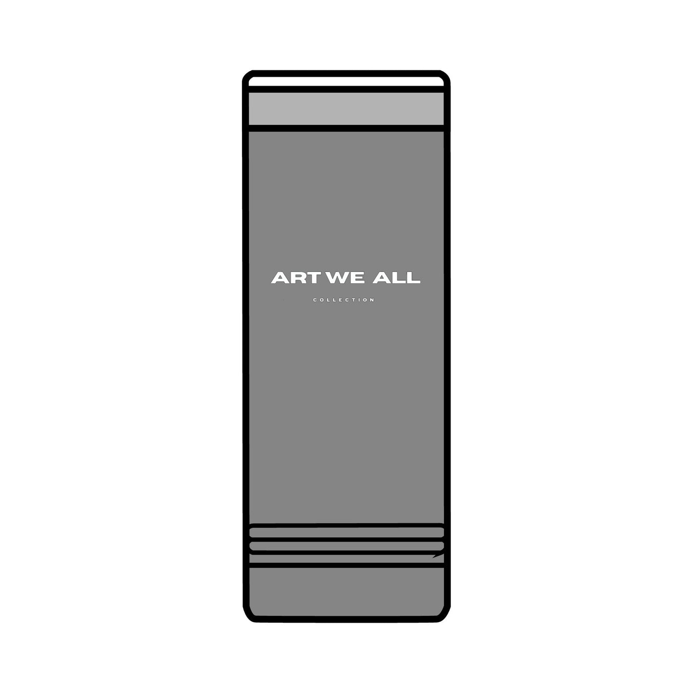 Stay hydrated in style with this ART WE ALL COLLECTION Skinny Tumbler. Made from high-quality stainless steel, this double-wall insulated tumbler keeps your drinks hART WE ALL PrintifyArt We All Skinny TumblerSkinny TumblerMug