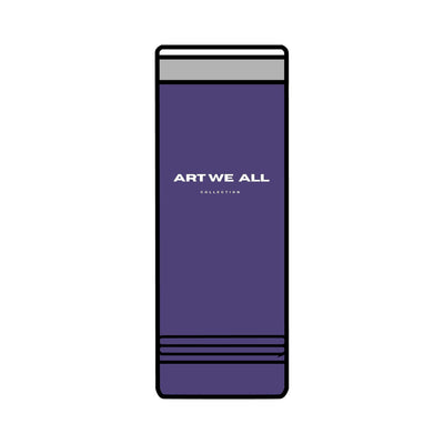 Stay hydrated in style with this ART WE ALL COLLECTION Skinny Tumbler. Made from high-quality stainless steel, this double-wall insulated tumbler keeps your drinks hART WE ALL PrintifyArt We All Skinny TumblerSkinny TumblerMug
