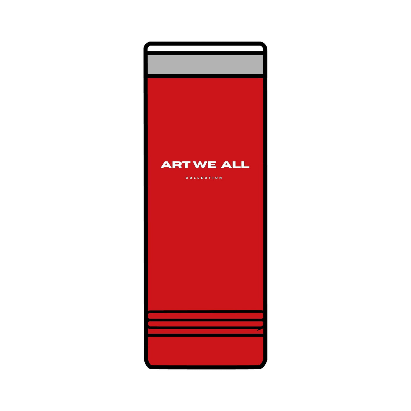 Stay hydrated in style with this ART WE ALL COLLECTION Skinny Tumbler. Made from high-quality stainless steel, this double-wall insulated tumbler keeps your drinks hART WE ALL PrintifyArt We All Skinny TumblerSkinny TumblerMug