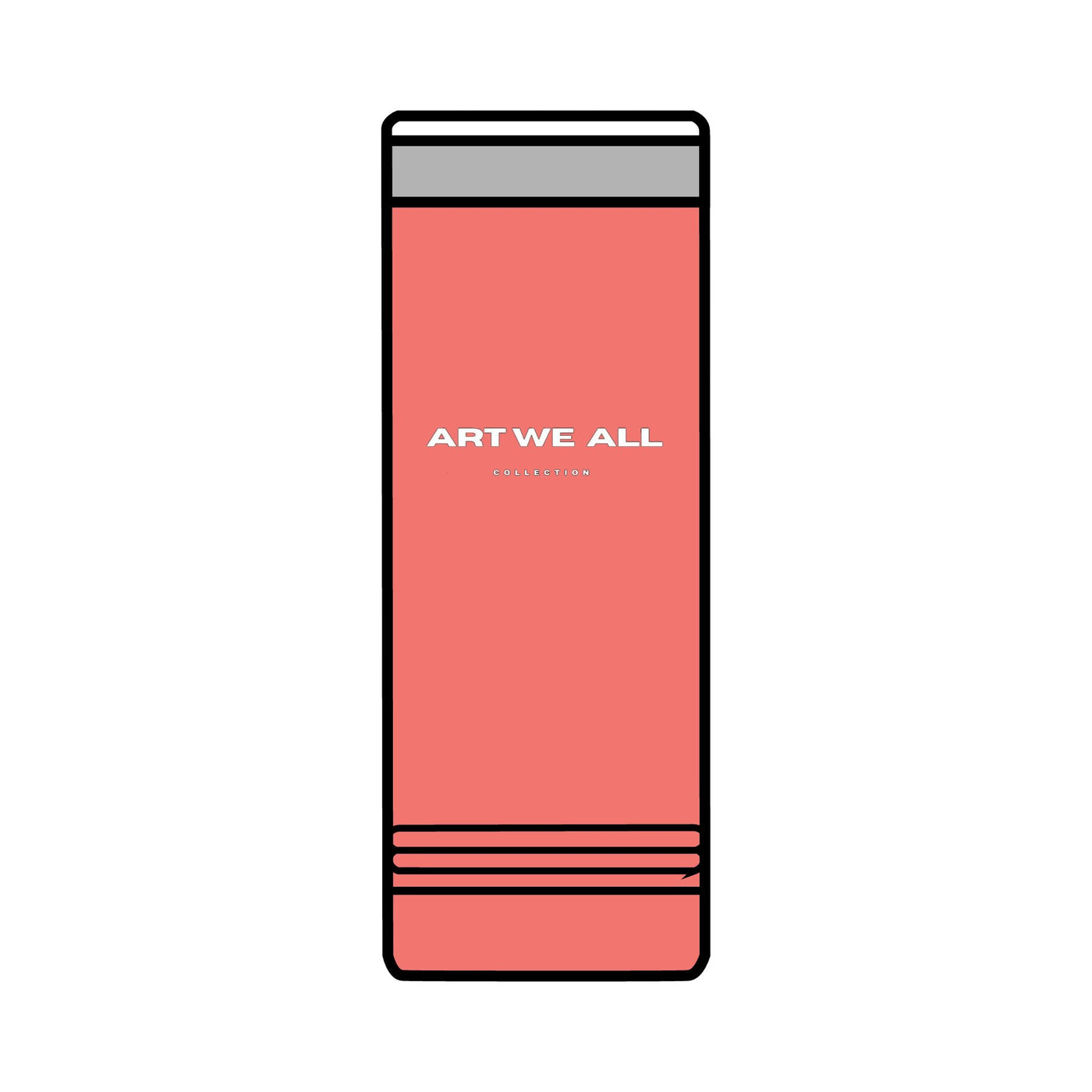 Stay hydrated in style with this ART WE ALL COLLECTION Skinny Tumbler. Made from high-quality stainless steel, this double-wall insulated tumbler keeps your drinks hART WE ALL PrintifyArt We All Skinny TumblerSkinny TumblerMug
