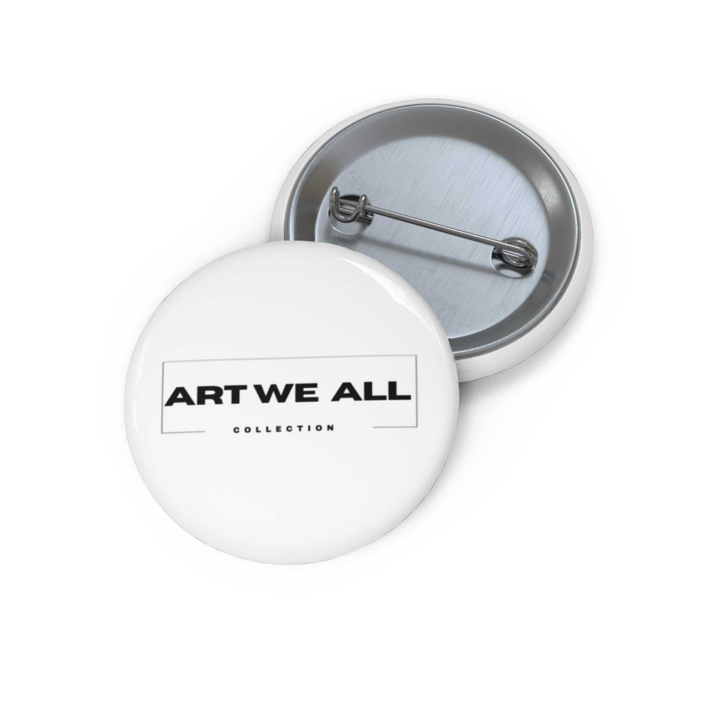 ART WE ALL Collection Pin Buttons metal safety pin with glossy finish