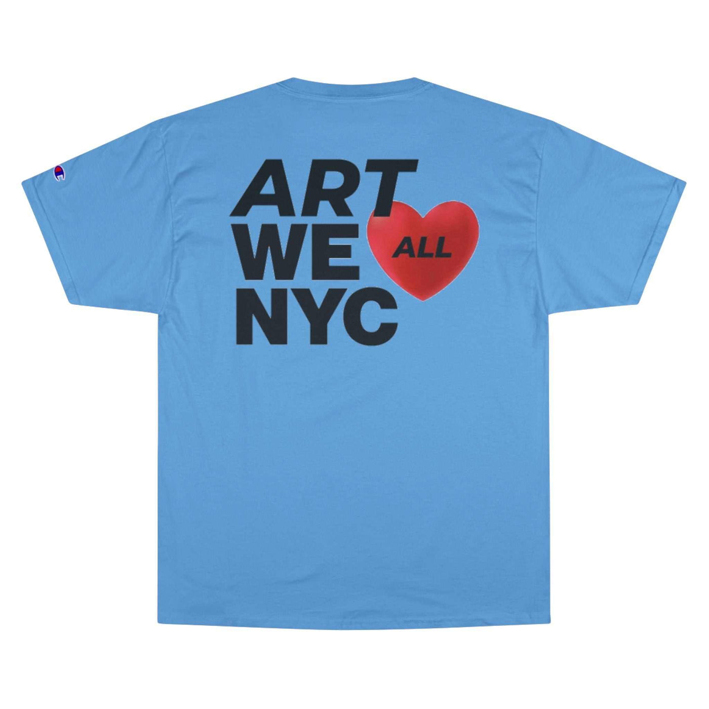 The brand known for quality, Champion, produces this customization-oriented, short-sleeve unisex t-shirt. This ART WE ALL ❤️ NYC Champion t-shirt has the iconic ChamART WE ALL PrintifyART WE ALL ❤️ NYC Champion T-Shirt❤️ NYC ChampionT-Shirt