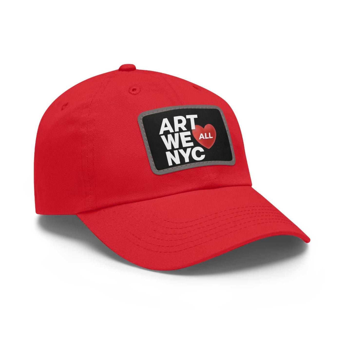 ART WE ALL ❤️ NYC Dad hats come with an unstructured, six-panel, low-profile and a pre-curved visor for that signature look. Each hat features 100% bio-washed chino ART WE ALL PrintifyART WE ALL ❤️ NYC Dad Hat with Leather Patch (Rectangle)NYC Dad HatHats
