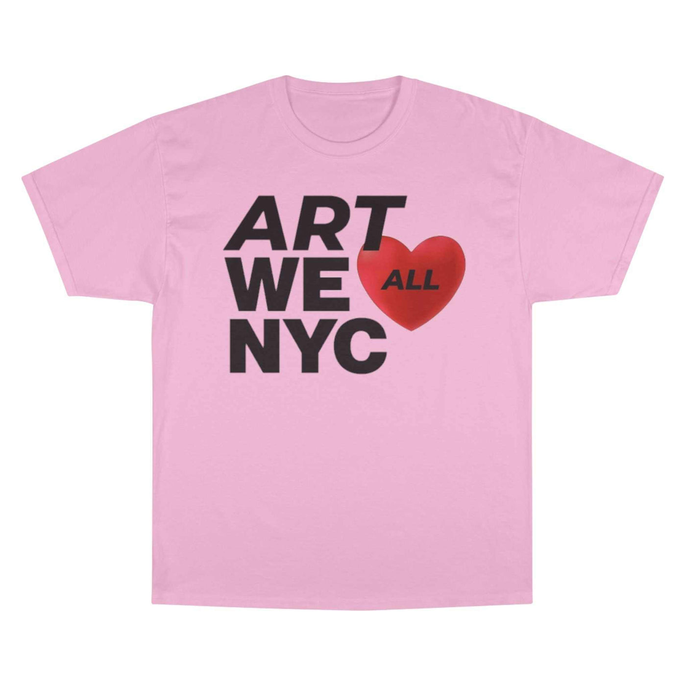 The brand known for quality, Champion, produces this customization-oriented, short-sleeve unisex t-shirt. This ART WE ALL ❤️ NYC Champion t-shirt has the iconic ChamART WE ALL PrintifyART WE ALL ❤️ NYC Champion T-Shirt❤️ NYC ChampionT-Shirt