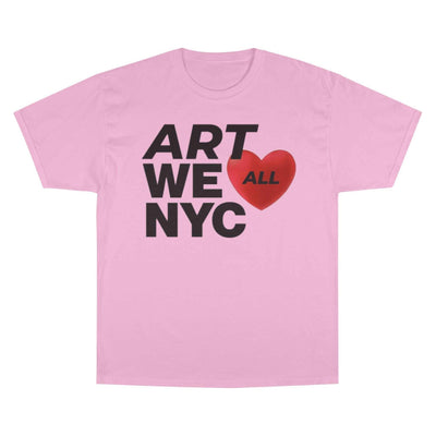 The brand known for quality, Champion, produces this customization-oriented, short-sleeve unisex t-shirt. This ART WE ALL ❤️ NYC Champion t-shirt has the iconic ChamART WE ALL PrintifyART WE ALL ❤️ NYC Champion T-Shirt❤️ NYC ChampionT-Shirt