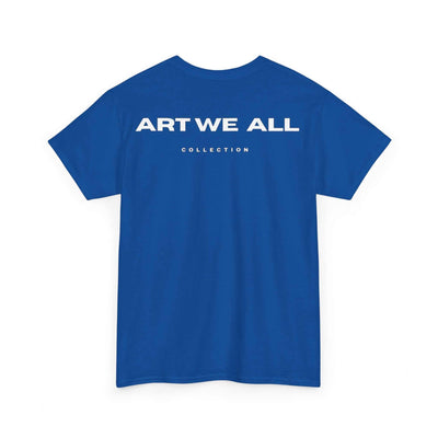 This ART WE ALL T-shirt exudes creativity and individuality. Perfect for artists, art lovers, and anyone looking to make a statement with their clothing. Ideal for cART WE ALL PrintifyART WE ALL Unisex Tee - Graphic Tee for Art EnthusiastsUnisex Heavy Cotton TeeT-Shirt