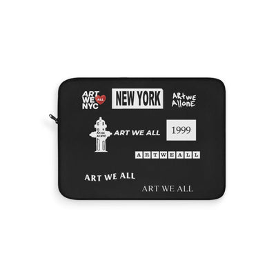 Protective laptop sleeve  ART WE ALL brand, bold street‑art style print, 15  fit