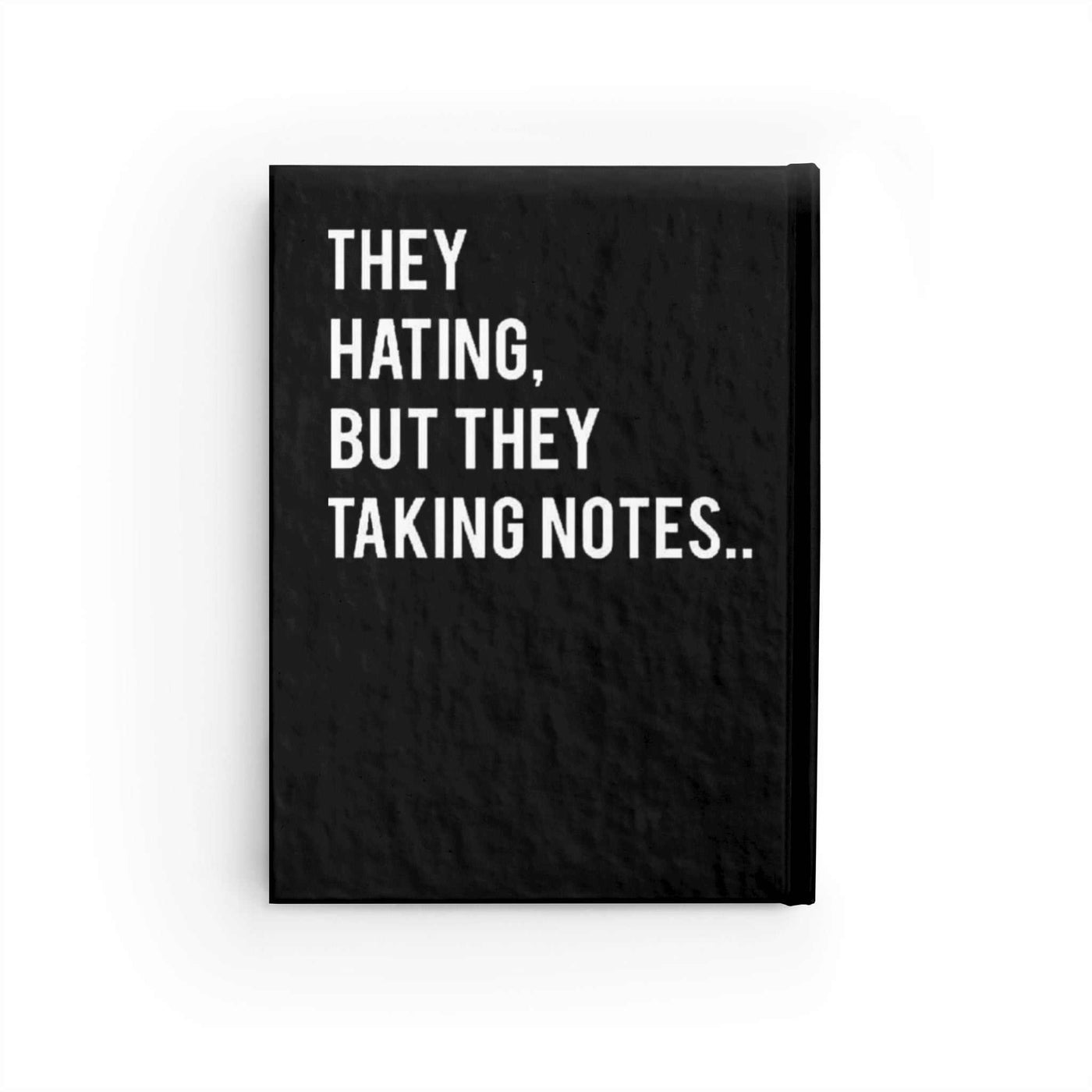 Material detail: ART WE ALL Sassy Note-Taking journal  durable cover and lay-flat binding shown