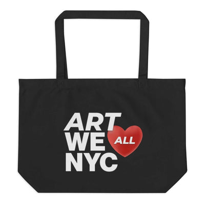 Get rid of all the plastic and pack your goodies in this spacious organic cotton ART WE ALL ❤️ NYC tote bag. Fill it up with groceries, books, and travel essentials—ART WE ALL PrintifyART WE ALL ❤️ NYC Large organic tote bagNYC Large organic tote bag