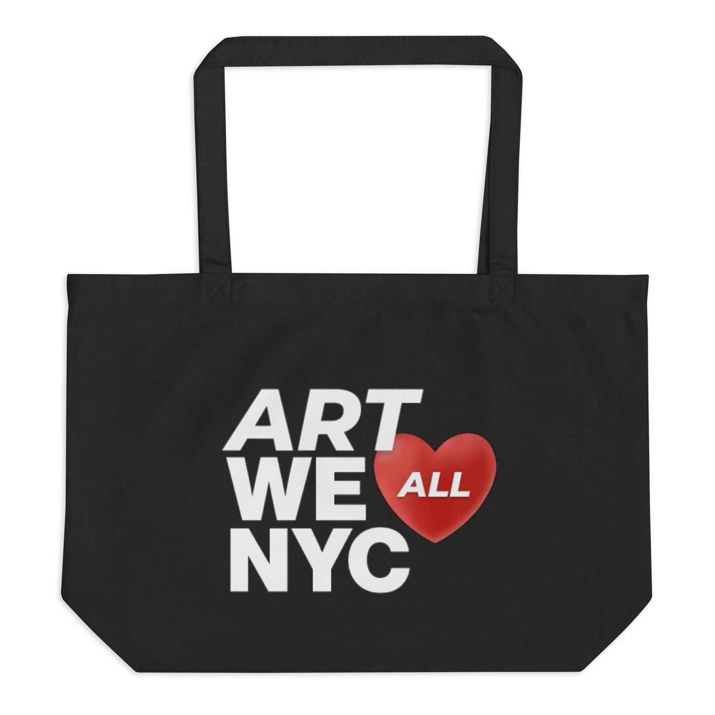 Get rid of all the plastic and pack your goodies in this spacious organic cotton ART WE ALL ❤️ NYC tote bag. Fill it up with groceries, books, and travel essentials—ART WE ALL PrintifyART WE ALL ❤️ NYC Large organic tote bagNYC Large organic tote bag